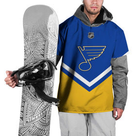 Накидка на куртку 3D с принтом St. Louis Blues в Новосибирске, 100% полиэстер |  | Тематика изображения на принте: america | canada | hockey | nhl | usa | америка | блюз | канада | лед | нхл | сент луис | сша | хоккей