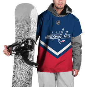 Накидка на куртку 3D с принтом Washington Capitals в Новосибирске, 100% полиэстер |  | Тематика изображения на принте: america | canada | hockey | nhl | usa | америка | вашингтон | канада | кэпиталз | лед | нхл | овечкин | сша | хоккей