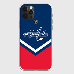 Чехол для iPhone 12 Pro с принтом Washington Capitals в Новосибирске, силикон | область печати: задняя сторона чехла, без боковых панелей | america | canada | hockey | nhl | usa | америка | вашингтон | канада | кэпиталз | лед | нхл | овечкин | сша | хоккей