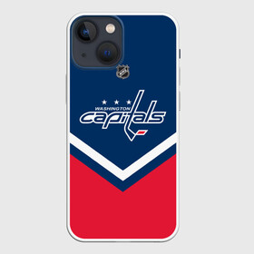 Чехол для iPhone 13 mini с принтом Washington Capitals в Новосибирске,  |  | america | canada | hockey | nhl | usa | америка | вашингтон | канада | кэпиталз | лед | нхл | овечкин | сша | хоккей
