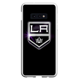 Чехол для Samsung S10E с принтом Los Angeles Kings в Новосибирске, Силикон | Область печати: задняя сторона чехла, без боковых панелей | Тематика изображения на принте: hockey | kings | los angeles | nhl | корона | нхл | хоккеист | хоккей