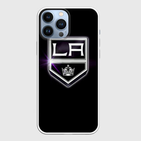 Чехол для iPhone 13 Pro Max с принтом Los Angeles Kings в Новосибирске,  |  | Тематика изображения на принте: hockey | kings | los angeles | nhl | корона | нхл | хоккеист | хоккей