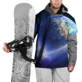 Накидка на куртку 3D с принтом Космос в Новосибирске, 100% полиэстер |  | luxury | premium | vip | космос | премиум | эксклюзив