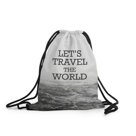 Рюкзак-мешок 3D с принтом приключения в Новосибирске, 100% полиэстер | плотность ткани — 200 г/м2, размер — 35 х 45 см; лямки — толстые шнурки, застежка на шнуровке, без карманов и подкладки | adventure | travel | горы | приключения | путешествия | туризм | экстрим