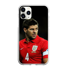 Чехол для iPhone 11 Pro матовый с принтом Steven Gerrard в Новосибирске, Силикон |  | england national team | premier league | steven gerrard | англия | ливерпуль | стивен джеррард | футбол