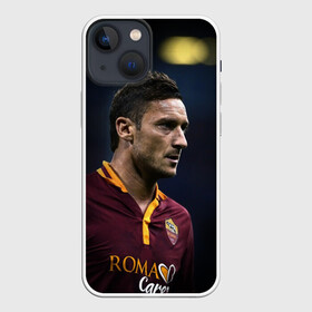 Чехол для iPhone 13 mini с принтом Франческо Тотти   легенда в Новосибирске,  |  | as roma | captain | football | franchesco totti | италия | капитан | рим | рома | тотти | футбол