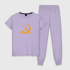 Женская пижама хлопок с принтом Mother russia bleeds 4 в Новосибирске, 100% хлопок | брюки и футболка прямого кроя, без карманов, на брюках мягкая резинка на поясе и по низу штанин | mother russia bleeds | игра | игры | инди | пиксели | пиксель