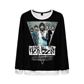 Мужской свитшот 3D с принтом Bring Me The Horizon в Новосибирске, 100% полиэстер с мягким внутренним слоем | круглый вырез горловины, мягкая резинка на манжетах и поясе, свободная посадка по фигуре | Тематика изображения на принте: bmth | bring me | bring me the horizon | bring me the horizont | doomed | бринг ми | бринг ми зе | бринг ми зе хоризон