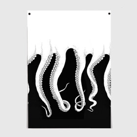 Постер с принтом Octopus в Новосибирске, 100% бумага
 | бумага, плотность 150 мг. Матовая, но за счет высокого коэффициента гладкости имеет небольшой блеск и дает на свету блики, но в отличии от глянцевой бумаги не покрыта лаком | octopus