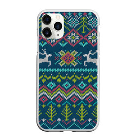 Чехол для iPhone 11 Pro Max матовый с принтом Вязаный узор 6 в Новосибирске, Силикон |  | Тематика изображения на принте: ангел | ёлка | ель | зима | колокольчик | нг | новый год | олень | рождество | санта | свитер | снег