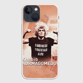 Чехол для iPhone 13 mini с принтом Хабиб Нурмагомедов в Новосибирске,  |  | ufc | хабиб нурмагомедов