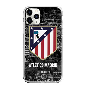 Чехол для iPhone 11 Pro матовый с принтом Атлетико Мадрид в Новосибирске, Силикон |  | atletico madrid | club | football | spanish | атлетико мадрид | испанский | клуб | футбольный