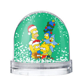 Снежный шар с принтом Симпсоны новогодние 3 в Новосибирске, Пластик | Изображение внутри шара печатается на глянцевой фотобумаге с двух сторон | simpsons | барт | барт симпсон | гомер | гомер симпсон | новый год | симпсоны | снег | снежинки