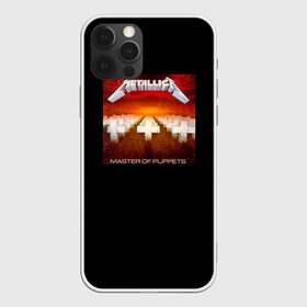 Чехол для iPhone 12 Pro Max с принтом Metallica 2 в Новосибирске, Силикон |  | Тематика изображения на принте: hetfield | master | metallica | mustaine | newsted | puppets | trujillo | ulrich | мастейн | металика | металл | металлика | ньюстед | рок | трухильо | ульрих | хэтфилд