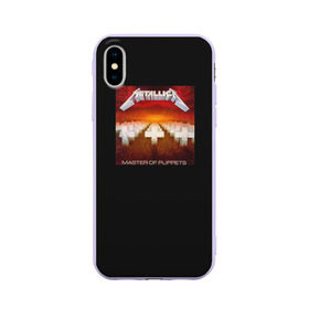 Чехол для Apple iPhone X силиконовый матовый с принтом Metallica 2 в Новосибирске, Силикон | Печать на задней стороне чехла, без боковой панели | hetfield | master | metallica | mustaine | newsted | puppets | trujillo | ulrich | мастейн | металика | металл | металлика | ньюстед | рок | трухильо | ульрих | хэтфилд