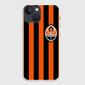 Чехол для iPhone 13 mini с принтом ФК Шахтер Донецк в Новосибирске,  |  | fc shakhtar donetsk | ukraine | ukrainian football club | донецк | клуб | украина | украинский | фк | футбольный | шахтер