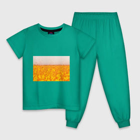 Детская пижама хлопок с принтом Пивная тема в Новосибирске, 100% хлопок |  брюки и футболка прямого кроя, без карманов, на брюках мягкая резинка на поясе и по низу штанин
 | пена | прикол | пузырьки