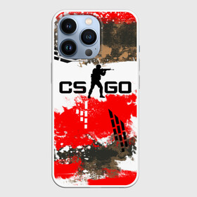 Чехол для iPhone 13 Pro с принтом CS GO Roll Cage в Новосибирске,  |  | Тематика изображения на принте: counter | famas | global | offensive | strike | каркас | контр | страйк | трубчатый