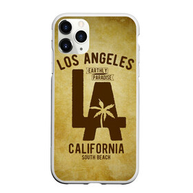 Чехол для iPhone 11 Pro Max матовый с принтом Лос-Анджелес в Новосибирске, Силикон |  | Тематика изображения на принте: america | beach | california state | los angeles | palm trees | sea | states | united | usa | америки | калифорния | лос анджелес | море | пальмы | пляж | соединенные | сша | штат | штаты