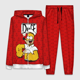 Женский костюм 3D с принтом Duff Beer в Новосибирске,  |  | bart | donut | griffin | homer | popeye | simpson | барт | гомер | гриффин | капитан | моряк | симпсон | стьюи | якорь