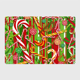 Магнитный плакат 3Х2 с принтом С Новым годом! в Новосибирске, Полимерный материал с магнитным слоем | 6 деталей размером 9*9 см | candy | gifts | happy new year 2017 christmas | holiday | sweets | конфеты | подарки | праздник | рождество | с новым годом 2017 | сладости