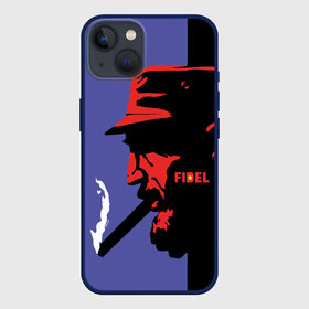 Чехол для iPhone 13 с принтом Fidel в Новосибирске,  |  | Тематика изображения на принте: castro | che | fidel | guevara | гевара | кастро | фидель | че