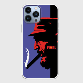 Чехол для iPhone 13 Pro Max с принтом Fidel в Новосибирске,  |  | castro | che | fidel | guevara | гевара | кастро | фидель | че