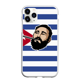 Чехол для iPhone 11 Pro Max матовый с принтом Fidel Castro в Новосибирске, Силикон |  | Тематика изображения на принте: castro | che | fidel | guevara | гевара | кастро | фидель | че