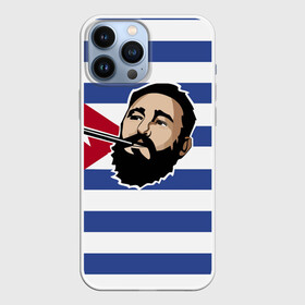 Чехол для iPhone 13 Pro Max с принтом Fidel Castro в Новосибирске,  |  | castro | che | fidel | guevara | гевара | кастро | фидель | че