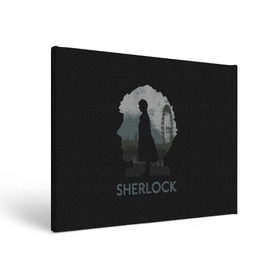 Холст прямоугольный с принтом Sherlock World в Новосибирске, 100% ПВХ |  | doctor | holmes | холмс | шерлок