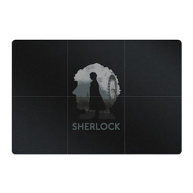 Магнитный плакат 3Х2 с принтом Sherlock World в Новосибирске, Полимерный материал с магнитным слоем | 6 деталей размером 9*9 см | doctor | holmes | холмс | шерлок