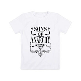 Детская футболка хлопок с принтом Сыны Анархии Whiskey в Новосибирске, 100% хлопок | круглый вырез горловины, полуприлегающий силуэт, длина до линии бедер | sons of anarchy | джекс | мотоциклы | сериал | сыны анархии