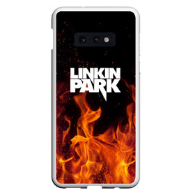 Чехол для Samsung S10E с принтом Linkin park в Новосибирске, Силикон | Область печати: задняя сторона чехла, без боковых панелей | rok | линкин | музыка | парк | рок