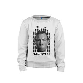 Детский свитшот хлопок с принтом EQ - Hardwell в Новосибирске, 100% хлопок | круглый вырез горловины, эластичные манжеты, пояс и воротник | beatport | club | dj | edm | electro | eq | hardwell | holland | house | music | production | radio | revealed | techno | tomorrowland | top | trance | голландия | дискотека | звезда | клуб | музыка | музыкант | продюссер | радио | фестиваль | эквалайзер