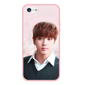 Чехол для iPhone 5/5S матовый с принтом Kim SeokJin в Новосибирске, Силикон | Область печати: задняя сторона чехла, без боковых панелей | bangtan | bangtan boys | bts | bulletproof boy scouts | k pop | kpop | ви | вишня | джей хоуп | джин | к поп | корейская попса | кпоп | рэп монстр | чимин | чонг | шуга