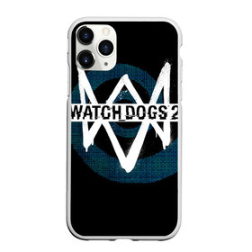 Чехол для iPhone 11 Pro Max матовый с принтом Watch Dogs 2 в Новосибирске, Силикон |  | dogs | ubisoft | watch | watchdogs | псы | сторожевые | хакер