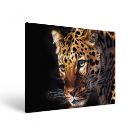 Холст прямоугольный с принтом Леопард в Новосибирске, 100% ПВХ |  | Тематика изображения на принте: animal | leopard | look | predator | spotted | wild | взгляд | дикий | животное | леопард | пятнистый | хищник