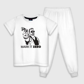 Детская пижама хлопок с принтом Walter Sobchak в Новосибирске, 100% хлопок |  брюки и футболка прямого кроя, без карманов, на брюках мягкая резинка на поясе и по низу штанин
 | the big lebowski | walter sobchak | большой лебовски