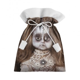 Подарочный 3D мешок с принтом Остров Кукол в Новосибирске, 100% полиэстер | Размер: 29*39 см | Тематика изображения на принте: криповый | кукла | мистика | остров | ужас
