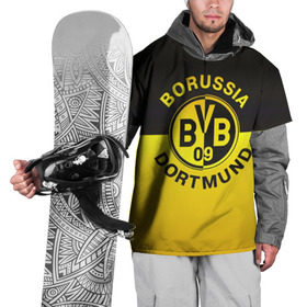 Накидка на куртку 3D с принтом Borussia Dortmund FC в Новосибирске, 100% полиэстер |  | боруссия | германия | дортмунд | клуб | фк | футбол | футбольный