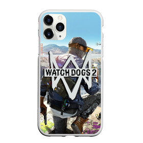 Чехол для iPhone 11 Pro Max матовый с принтом Watch Dogs 2 в Новосибирске, Силикон |  | watchdogs