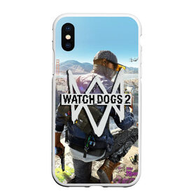 Чехол для iPhone XS Max матовый с принтом Watch Dogs 2 в Новосибирске, Силикон | Область печати: задняя сторона чехла, без боковых панелей | watchdogs