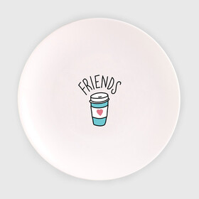 Тарелка с принтом best friends в Новосибирске, фарфор | диаметр - 210 мм
диаметр для нанесения принта - 120 мм | coffee | friends | hamburger | еда | кофе | парные