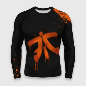 Мужской рашгард 3D с принтом cs:go   Fnatic (Black collection) в Новосибирске,  |  | Тематика изображения на принте: 0x000000123 | cs | csgo | fnatic | кс | ксго | фнатик