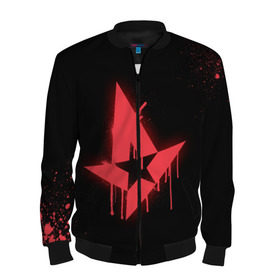 Мужской бомбер 3D с принтом cs:go - Astralis (Black collection) в Новосибирске, 100% полиэстер | застегивается на молнию, по бокам два кармана без застежек, по низу бомбера и на воротнике - эластичная резинка | 0x000000123 | astralis | cs | csgo | астралис | кс | ксго