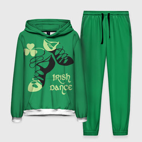 Мужской костюм 3D (с толстовкой) с принтом Ireland, Irish dance в Новосибирске,  |  | background | black | clover | dance | green | ireland | irish | petal | soft shoes | зеленый | ирландия | ирландский | клевер | лепесток | мягкая | обувь | танец | фон | черная