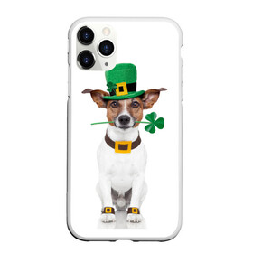 Чехол для iPhone 11 Pro Max матовый с принтом Ирландия в Новосибирске, Силикон |  | animal | breed | clover | dog | folk | fun | funny | hat | hero | ireland | irish | saint patrick | герой | животное | ирландия | ирландский | клевер | народный | порода | прикол | святой патрик | собака | шляпа | шутка