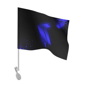 Флаг для автомобиля с принтом cs:go - Titan (Black collection) в Новосибирске, 100% полиэстер | Размер: 30*21 см | 0x000000123 | cs | csgo | titan | кс | ксго | титан