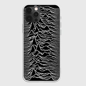 Чехол для iPhone 12 Pro с принтом Joy Division. Unknown Pleasures в Новосибирске, силикон | область печати: задняя сторона чехла, без боковых панелей | joy division | альбом | волны | горы | линии | обложка | панк | рок