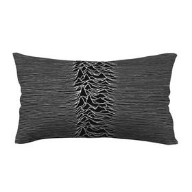 Подушка 3D антистресс с принтом Joy Division. Unknown Pleasures в Новосибирске, наволочка — 100% полиэстер, наполнитель — вспененный полистирол | состоит из подушки и наволочки на молнии | Тематика изображения на принте: joy division | альбом | волны | горы | линии | обложка | панк | рок